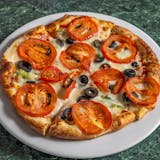 Vegetarian Special Gluten Free Crust Pizza