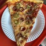 Spicy Supreme Pizza Slice