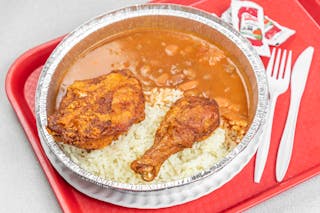 40. Chicken with Rice & Beans with Soda Special
