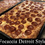 Detroit Style Pie - Focaccia Pie