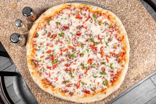 Sausage, Peppers & Onions Pizza