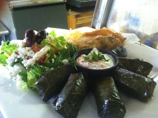 Grape Leaves Platter