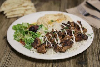 Beef Shish Kabob Platter