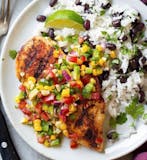 Grilled Chicken & Mango Salsa Salad