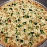 Chicken Broccoli Square Garlic Crust Pizza