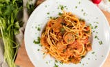 Spaghetti  Italian Sausage