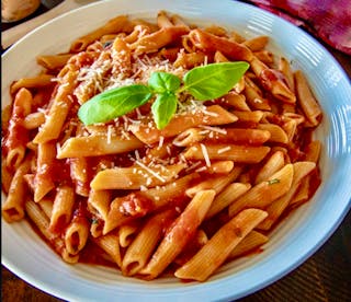 Penne with Marinara Sauce