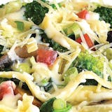 Veggie Fettuccine with Alfredo Sauce