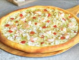 Seafood Alfredo Pizza