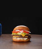 Double cheeseburger sandwich(Halal)
