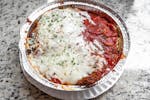 Pasta with Chicken Cutlet Parmigiana