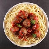 Pasta with 1 Meatball & 1 Sausage