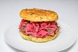 Jr. Roast Beef on Hamburger Roll Sandwich
