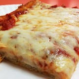 Sicilian Deep Dish Cheese Pizza Slice