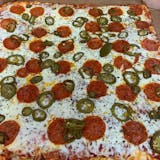 Two Topping Sicilian Deep Dish Pizza