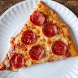 One Topping New York Thin Crust Pizza Slice