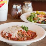 Lasagna, Salad & Drink Lunch