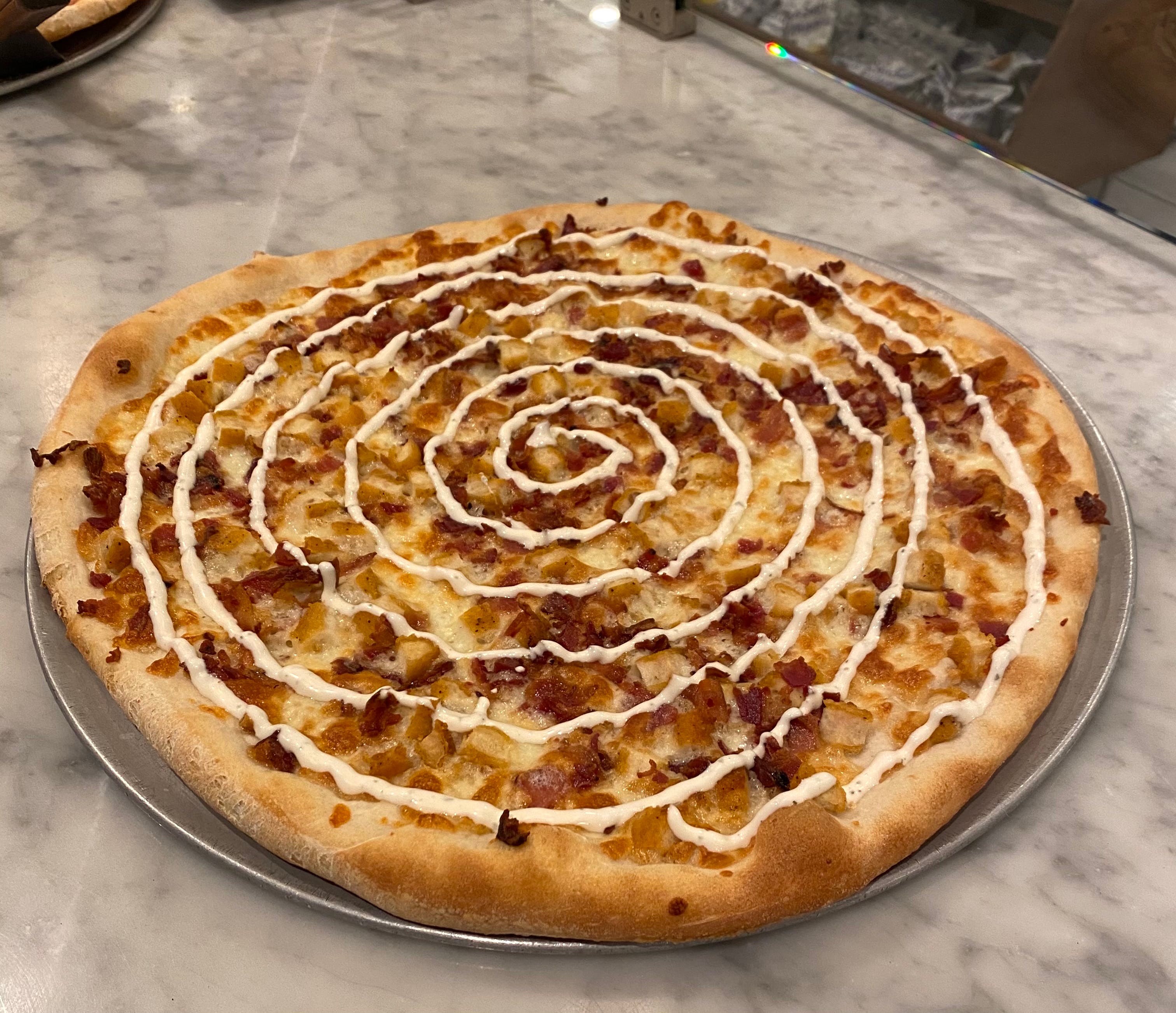 Order Chicken, Bacon & Ranch Pizza - Small 12” food online from Italian Corner Deli By Massimo store, Trumbull on bringmethat.com
