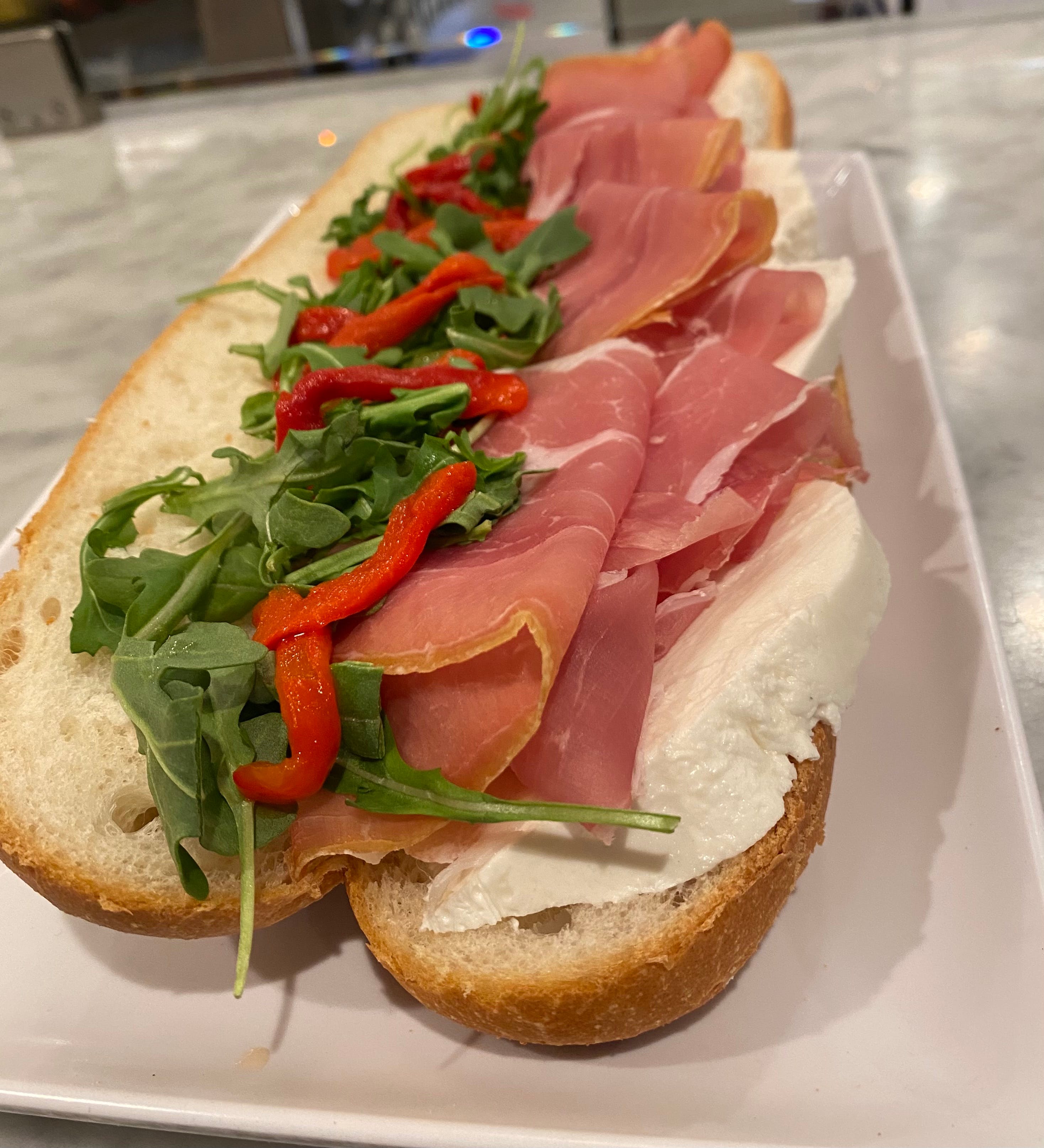 Order Prosciutto & Mozzarella - Sliced Rye Bread food online from Italian Corner Deli By Massimo store, Trumbull on bringmethat.com
