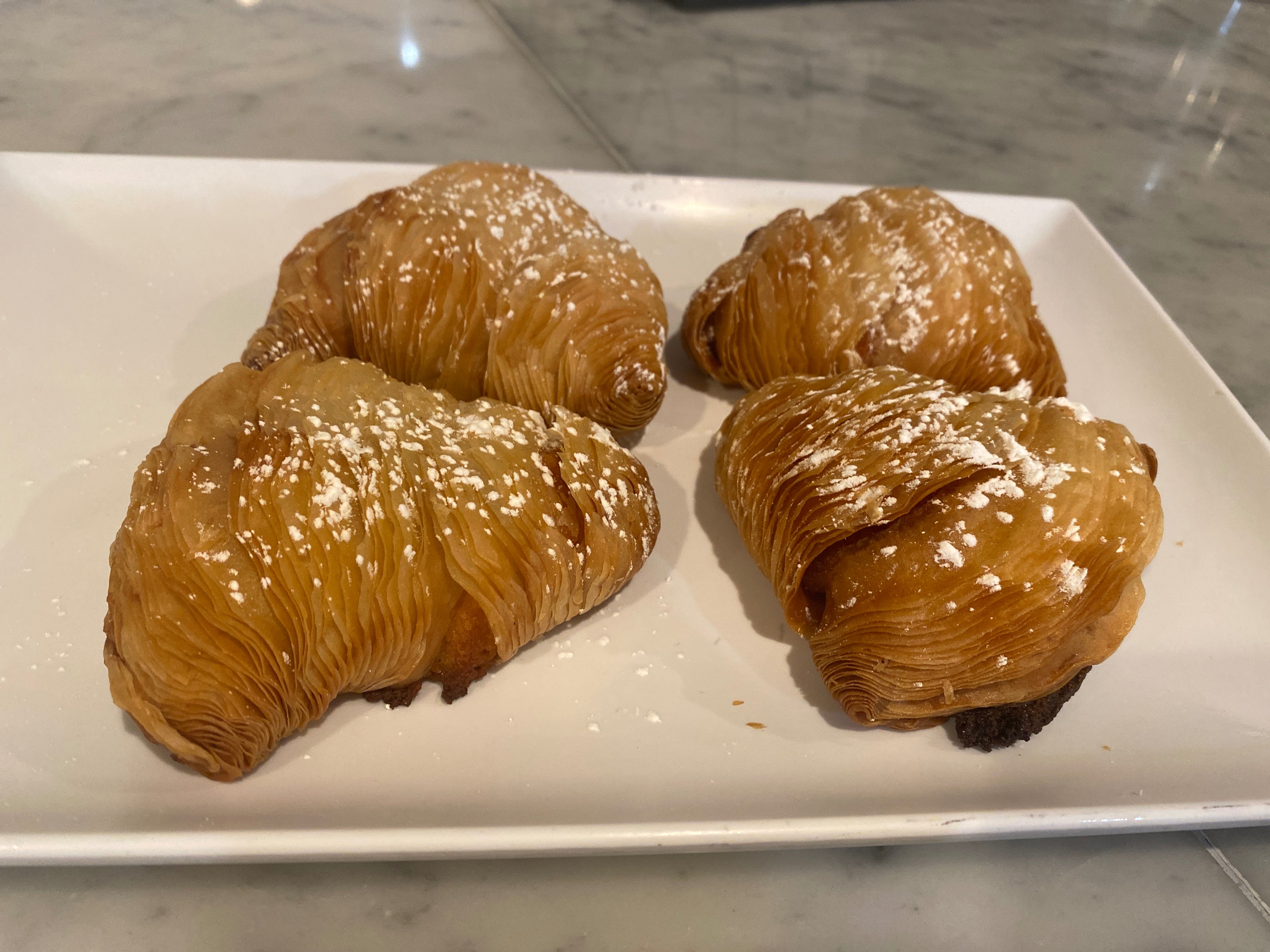 Order Sfogliatella - Desserts food online from Italian Corner Deli By Massimo store, Trumbull on bringmethat.com