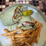 Grilled Chicken Wrap with Veggies