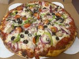 Veggie Vegetarian Garlic Butter Pan Pizza
