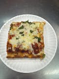 Sicilian Cheese Pizza Slice