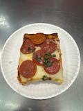 Sicilian Pepperoni Pizza Slice