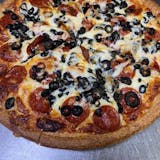 Black Olive Pizza (Kalamata)