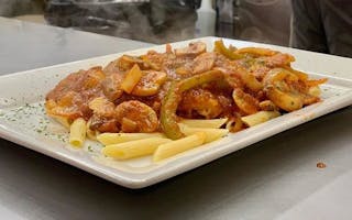 Chicken Cacciatore with Pasta