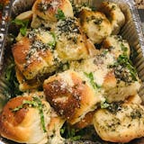 Freshly Baked Vegan Garlic Rolls
