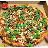 Vegan Buffalo Chickpea Pizza