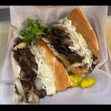VEGAN Philly Steak Sandwich Sub