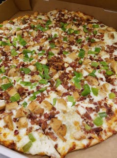 Chicken Bacon Ranch Pizza