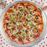 7” Saucy Deluxe Pizza
