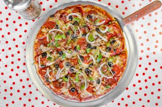 The Saucy Deluxe Pizza