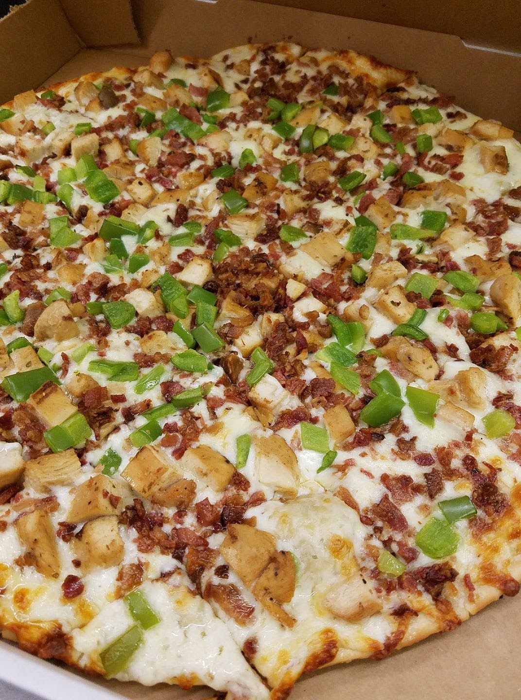 Chicken Bacon Ranch Pizza