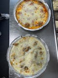 Large spaghetti Baked Fried Chicken Parmesan