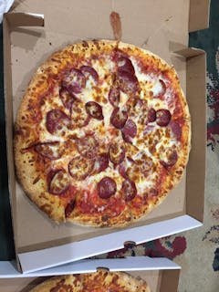 Pizza with One Meat Topping