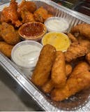 4Wings, 4Chicken Fingers, 4Mozzarella Sticks & 5 Jalapeno Poppers Appetizer Special