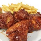 Deep Fried Chicken Wings & Fries