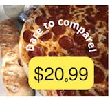 Large One Topping Pizza & Stuffed Breads - Online&Pick Up only NOT Delivery.