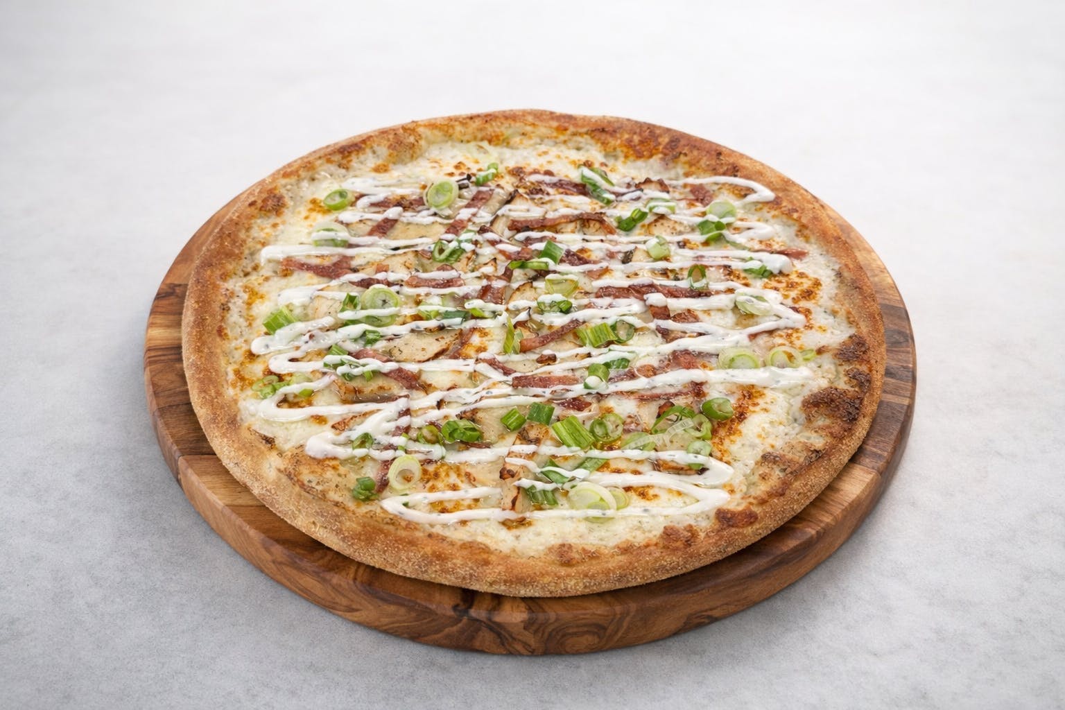 Chicken Bacon Ranch Pizza