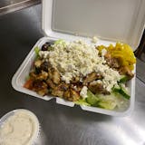 Grilled Chicken Salad with Feta Cheese