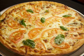 Tomato Basil Thin Crust Pizza