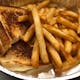 Grilled cheese sandwich w/French fries