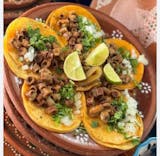 Tacos de tripa (beef tripe 3 pieces)