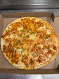 Chicken vodka pizza