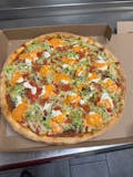 Mexican taco pizza