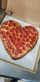 Heart - shaped pizza
